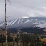 View of Winter Park Resort in the fall Winter Park Colorado.