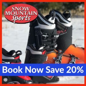 Book now save 20% with Snow Mountain Sports