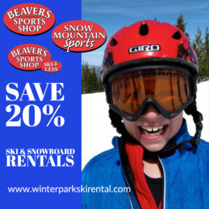 Save 20% Winter Park Ski & Snowboard Rental