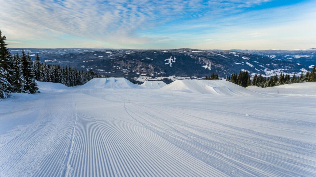 Fresh Ski Run