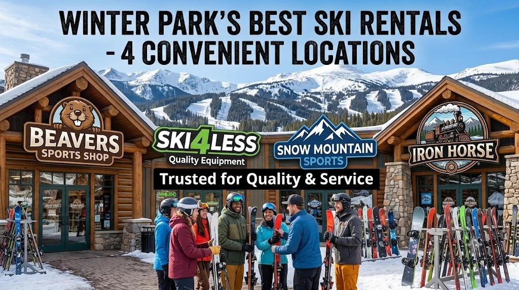 Beavers Sports Shop, Ski4Less, Snow Mountain Sports & Iron Horse
