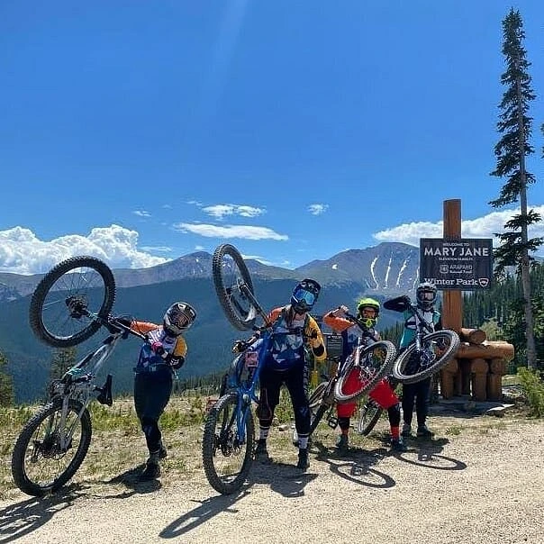mountain biking